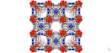 PCN-224 ,Metal organic frame material