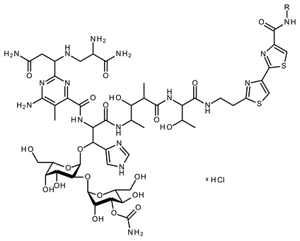 Bleomycin hydrochloride,cas:67763-87-5