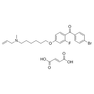 Ro 48-8071 fumarate CAS:89197-69-1