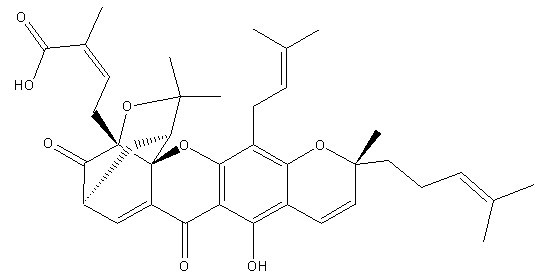 Gambogic acid CAS:2752-65-0