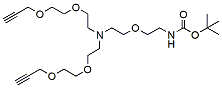 N-(Boc-PEG1)-N-bis(PEG2-propargyl),CAS:2100306-63-4