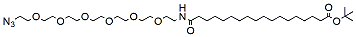 17-(Azide-PEG6-ethylcarbamoyl)heptadecanoic t-butyl ester