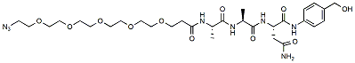 Azido-PEG5-Ala-Ala-Asn-PAB,Cas:2055048-54-7