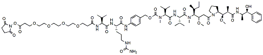 NHS ester-PEG4-Val-Cit-PAB-MMAE
