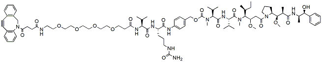 DBCO-PEG4-Val-Cit-PAB-MMAE