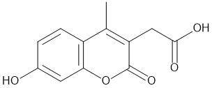 7-Hydroxy-4-methyl-3-coumarinylacetic acid,cas:5852-10-8