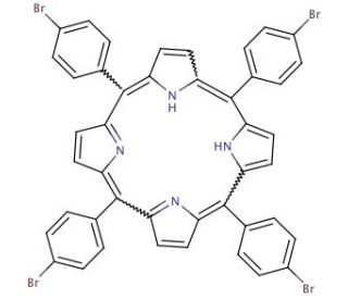 meso-Tetra (p-bromophenyl) porphine CAS:29162-73-0