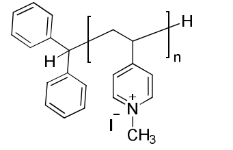 Poly(4-vinyl N-methyl pyridinium iodide) CAS:25232-41-1