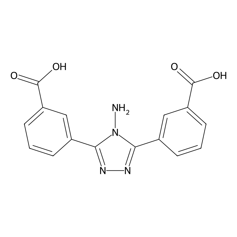 3,3-(4-Amino-4H-1,2,4-triazole-3,5-diyl)dibenzoic acid CAS No.:923057-85-6