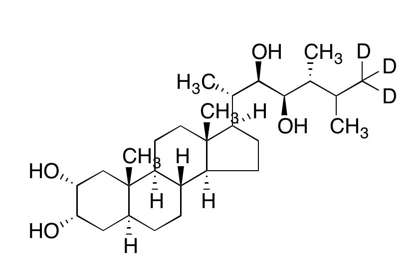 6-Deoxo-24-epicastasterone-d3 CAS:1402912-18-8