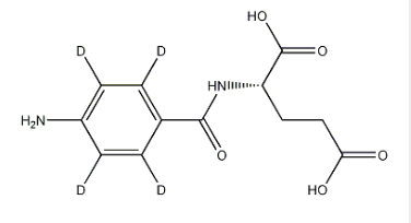 N-(4-Aminobenzoyl-d4)-L-glutamic Acid CAS:461426-34-6