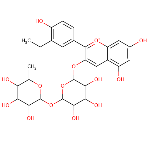 Delphinidin 3-O-Rutinoside CAS:58285-26-0