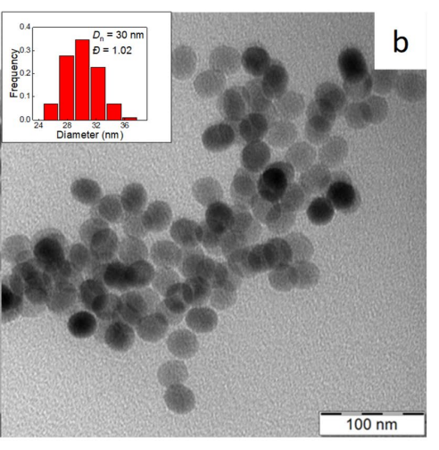 PDMA modified NaYF4:Yb,Er@NaYF4:Nd core-shell upconversion Nanoparticles,808 nm excitation