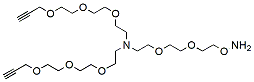 N-(Aminooxy-PEG2)-N-bis(PEG3-propargyl),Cas:2112737-71-8