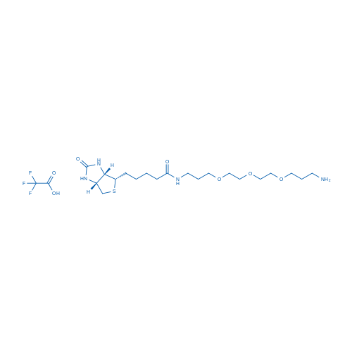 Biotin-TEG-NH2 TFA CAS No:1334172-59-6