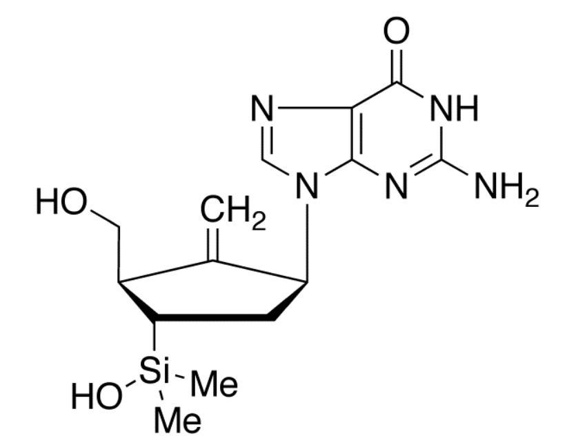 4-Dehydroxy-4-dimethylhydroxysilyl Entecavir CAS:870614-82-7