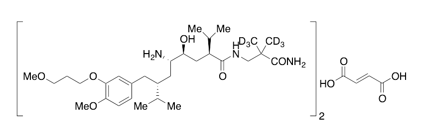 (2S,4S,5S,7R)-Aliskiren Fumarate (2:1) CAS:1630036-82-6