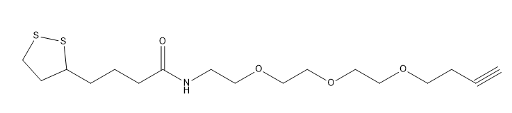 Lipoamido-PEG3-Alkyne 