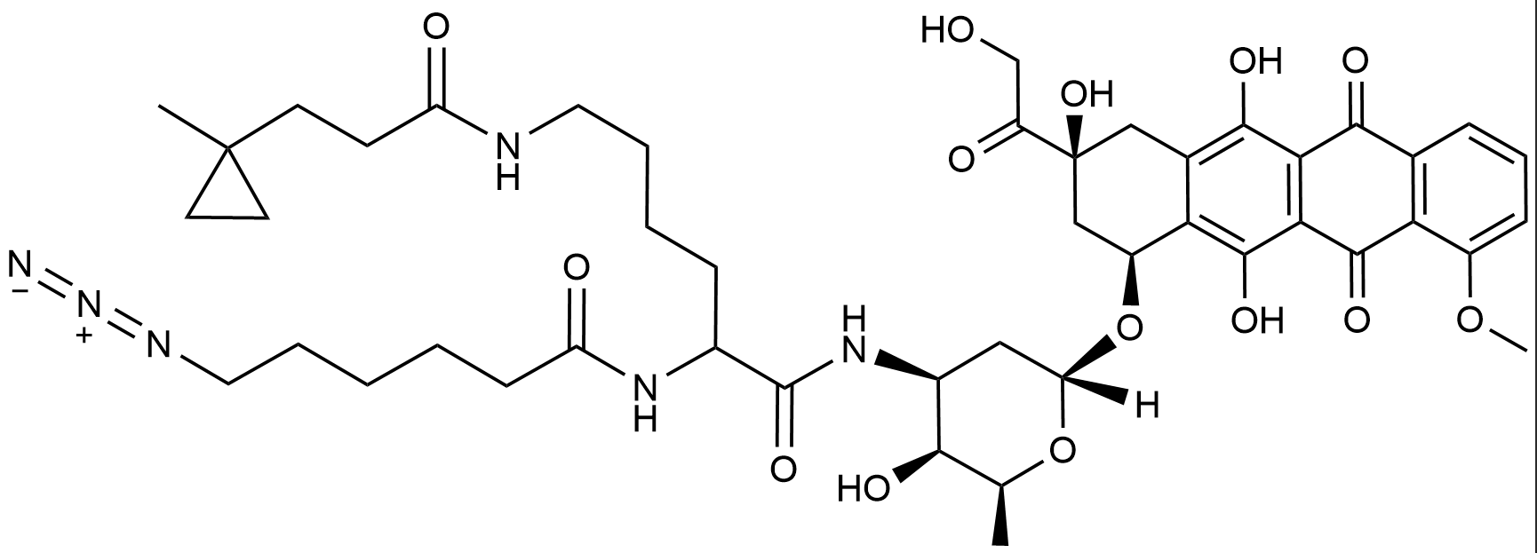 Doxorubicin-diazirine-azide